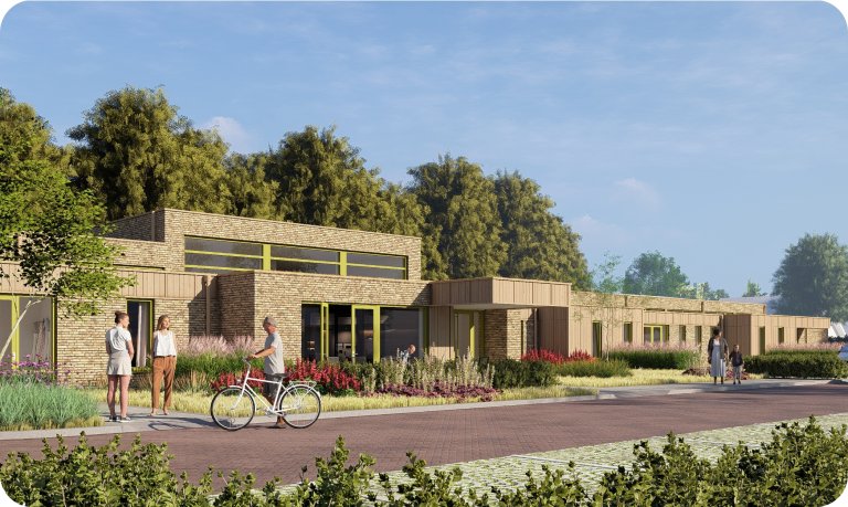 Fotoimpressie van nieuwbouw Hospice